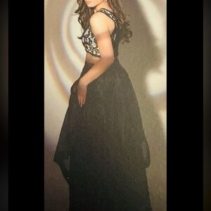 BCX formal long  3 layer skirt lace top  beautiful fantasy style  Sz 3 j…